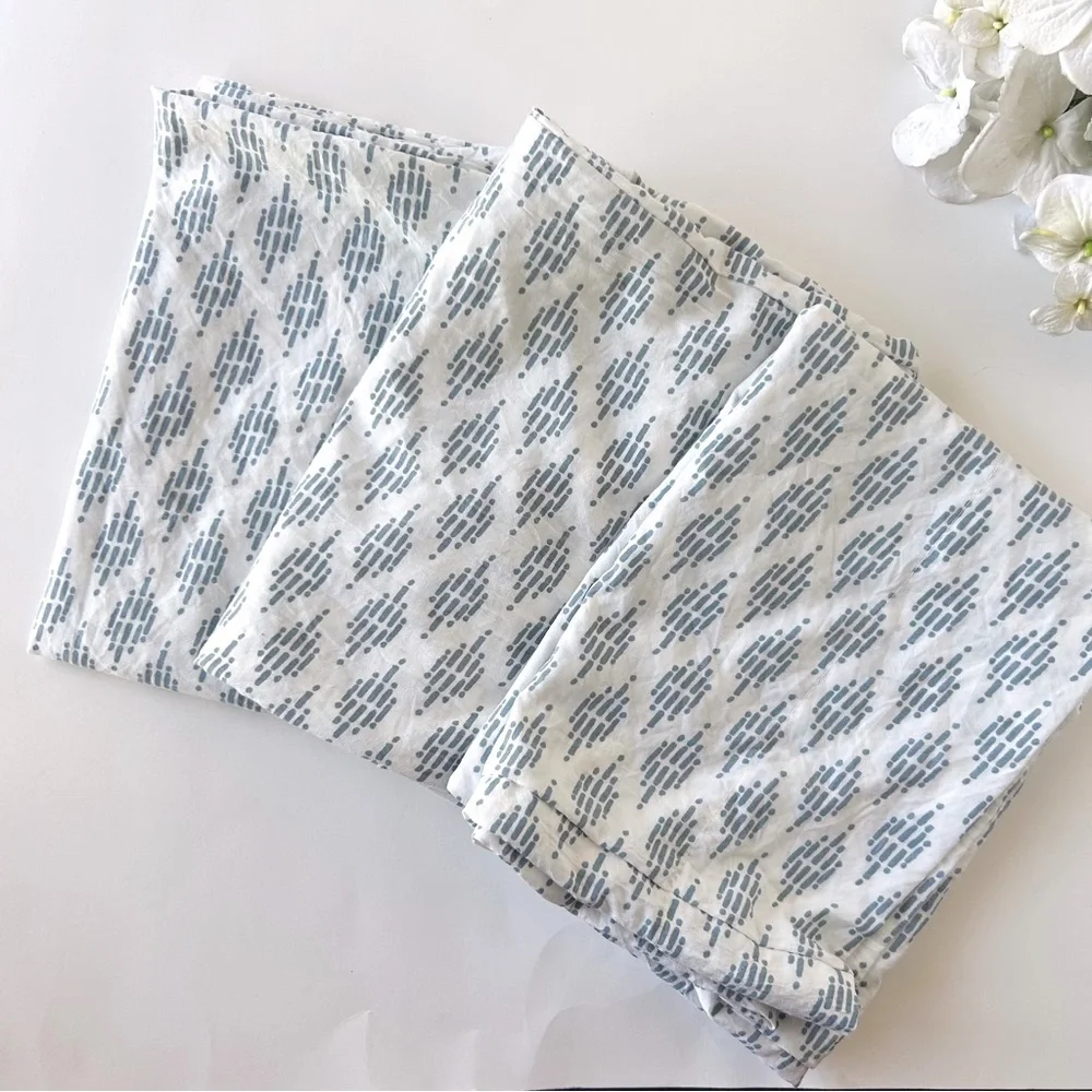 3/$20 Deal 3 Piece Blue & White print Pillowcase Set